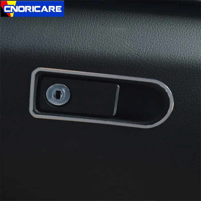 

Car Styling Copilot Glove Box Switch Frame Decoration Sticker Trim For Mercedes Benz C Class W204 2008-14 Interior Accessories