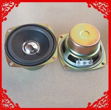2pcs/pack 3 inch 4 ohm 5W Full-range square speaker foam edge Antimagnetic louderspeaker small stereo TV speakers