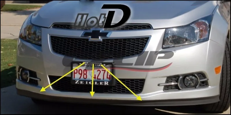 Bumper Lip Lips For Chevrolet Cruze J300 Spoiler For Car Tuning  TOPGEAR Suggest Body Kit + Strip demo