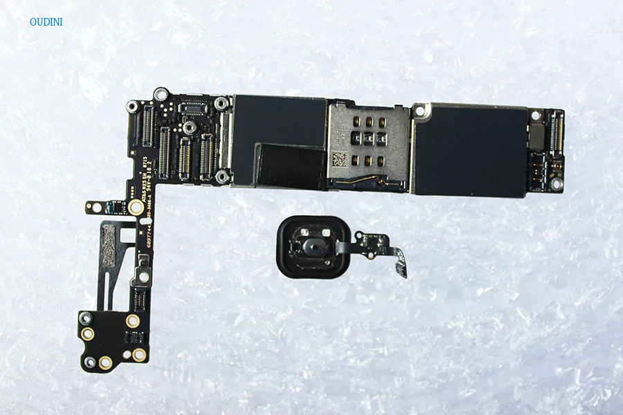 Oudini разблокированная материнская плата для iphone 6 128 Гб со сканером отпечатков