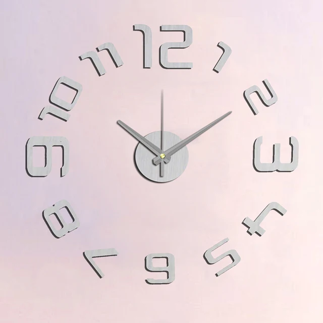 new arrival 10em109s modern fashion sticker eva kitchen wall clock