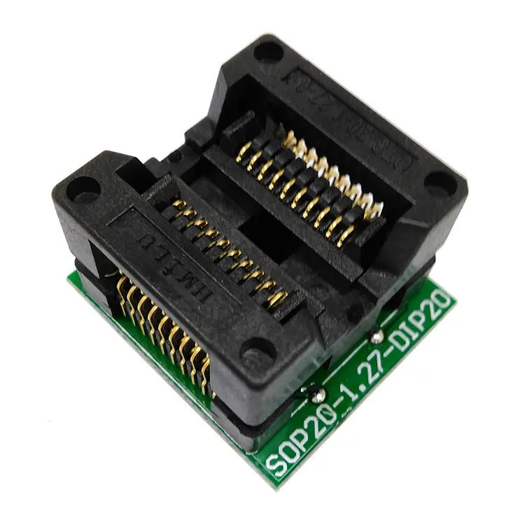 SOP20 SOIC20 SO20 to DIP20 шаг 1 27 m IC ширина корпуса 5 4 мм мил Flash тестовая розетка стандартный