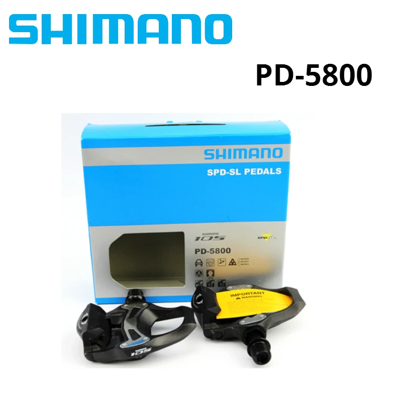 

SHIMANO 105 PD 5800 Self-Locking SPD Pedals for Bicycle Racing Road Bike 5800 Pedal with SH11 Cleats