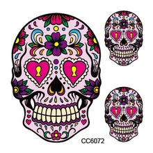 Mini Body Art waterproof temporary tattoos for men women Skeleton design flash tattoo sticker wholesale CC6072