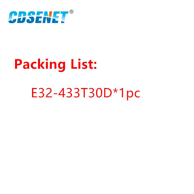LoRa SX1278 SX1276 433 мгц радиочастотный модуль передатчик приемник 8000 м E32-433T30D UART длинный диапазон 433 МГц 1 Вт беспроводной Радиочастотный приемопередатчик