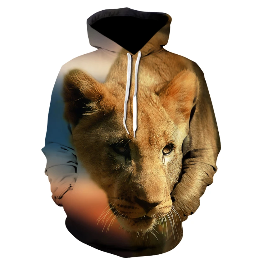 

New Fashion Men/Women 3d Sweatshirts Print Paisley Flowers Lion Hoodies Autumn Winter Thin Hooded Pullovers Tops Drop Ship