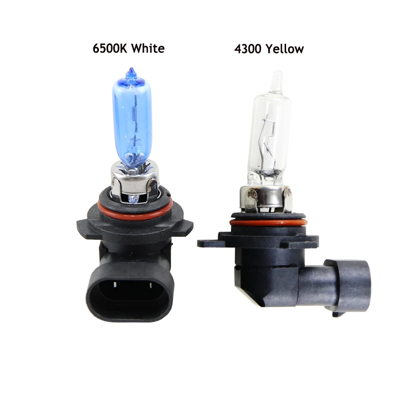 9012 4300K Yellow 6500K White 55W Halogen Bulbs