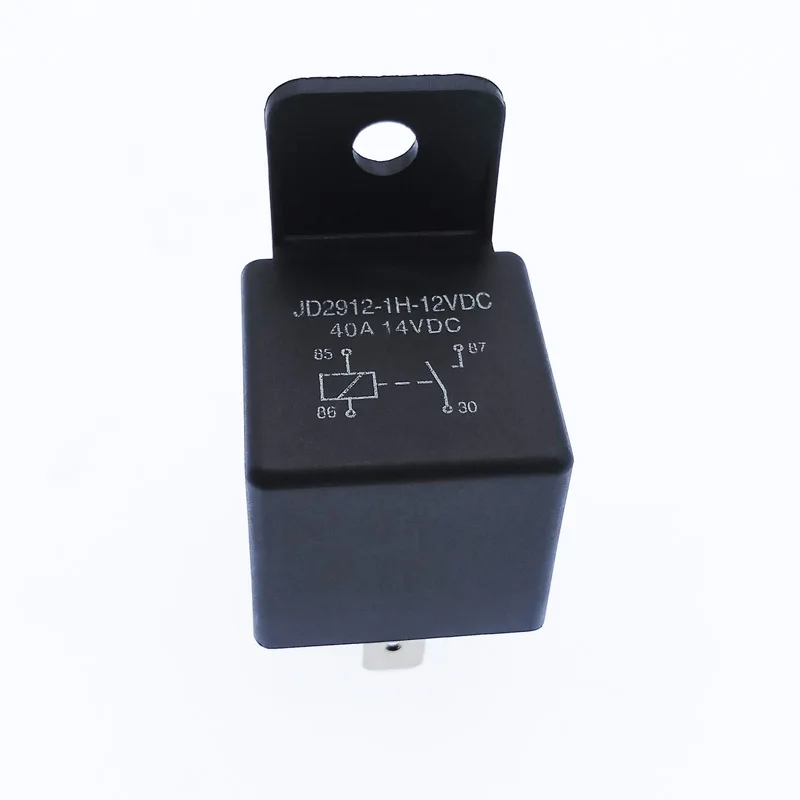 40A автомобильное реле JD2912 4 Pin 5 Pin DC 12V 24V 36V 48V с монтажным отверстием мощность катушки 1,8 W Автомобильное устройство управления