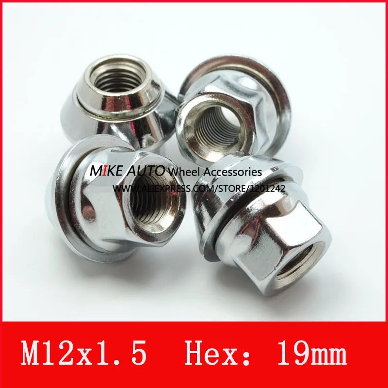 1 шт. открытая гайка с наконечником колеса m12x1 5 PCD HEX19(3/ 4 &quot) для FORD Mondeo Focus|lug nuts|wheel