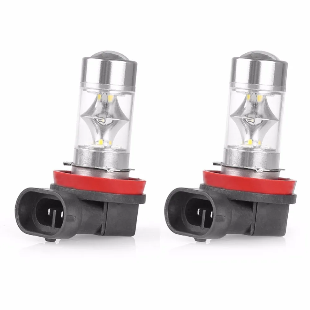 

2Pcs LED Bulb 9006 9005 HB3 HB4 H8 H11 Car Fog Lights 12V Daytime Running Lamp DRL Auto Led Light Reversing Lights 6000K White