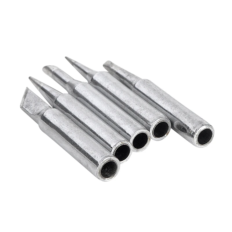 Soldering Iron Tips JCD soldering iron tips 5pcs/lot soldering tip 900m-t Metal head lead-free solder Welding Tips tools for DIY repair rework