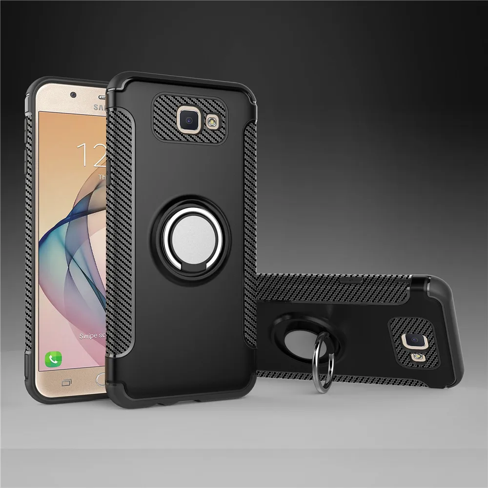 Для Samsung Galaxy J5 Prime чехол металлический держатель кольца Мягкий силиконовый с