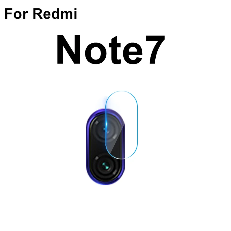 2 шт. объектив камеры из закаленного стекла для Xiaomi Mi A3 9 T Mi 8 SE A2 Lite Mi 6X 5X A1 6 для Redmi Note 7 6Pro 7A Mix2 2S 3 Max2 3 Pro - Цвет: For Redmi Note 7