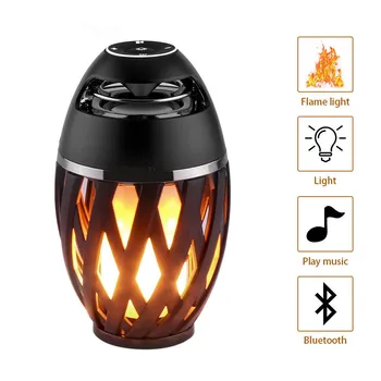 

Christmas Classy Luminous Campfire Light Bluetooth Speaker With Flame LED Lamp
