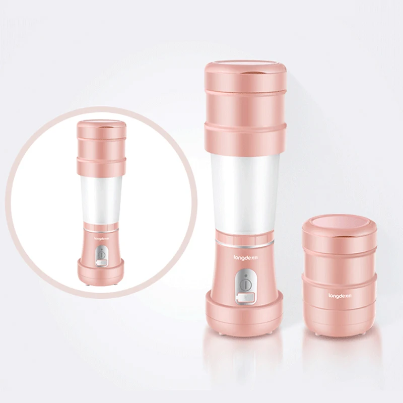 

2018 New 500ml Foldable and Portable Blender usb Fruit Blender Bottle Rechargeable 4000mAh Lithium Battery Ourdoor Office Home