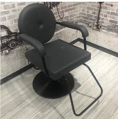 Парикмахерское кресло, парикмахерское кресло из твердой древесины, винтажное парикмахерское кресло, специальный парикмахерский стул - Цвет: 10