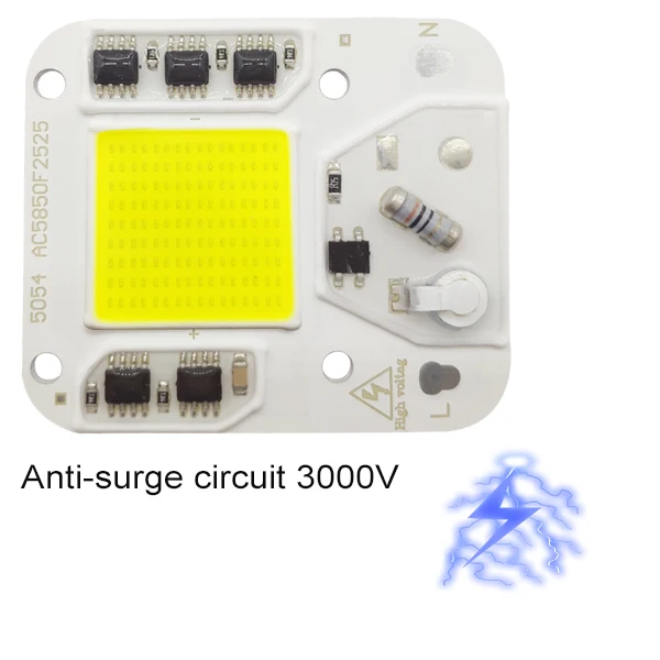 30 Вт 50 W 100 W светодиодный COB чип AC 110 V 220 V 230 V смарт-ic DIY светодиодный шарики для Светодиодный прожектор теплый белый холодный белый светать - Испускаемый цвет: White