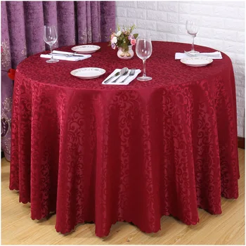 

WLIARLEO Round Tablecloth Printed Wedding Table cloth coverFor Banquet Red Purple Oilproof Dining tablecloth manteles para mesa