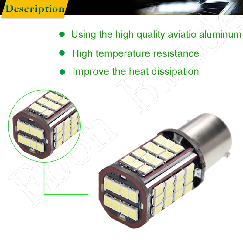 Автомобильный светильник BA15S P21W 2X 1156 12 В 24 30 56SMD светодиодный фонарь заднего хода