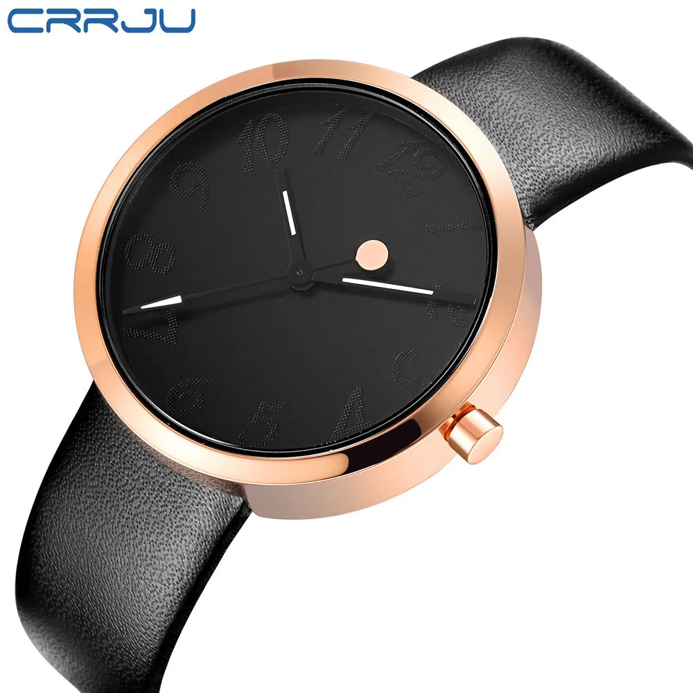 New Brand CRRJU Lady font b Watch b font Analog font b Women b font Dress