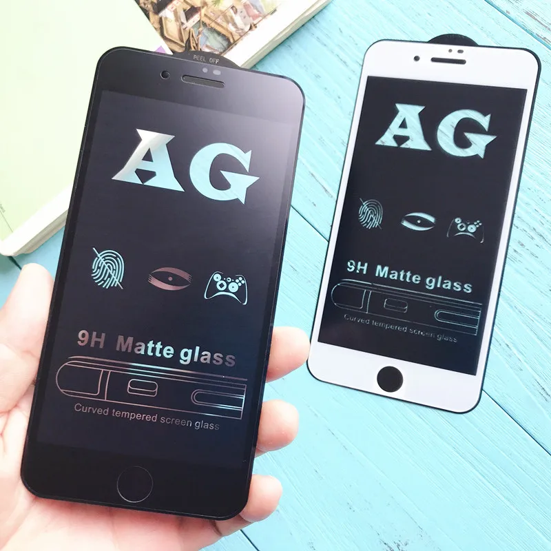 AG 2 шт. 9HD матовое стекло для Iphone 6 6s PLUS XS MAX травление абразивное антибликовое супер