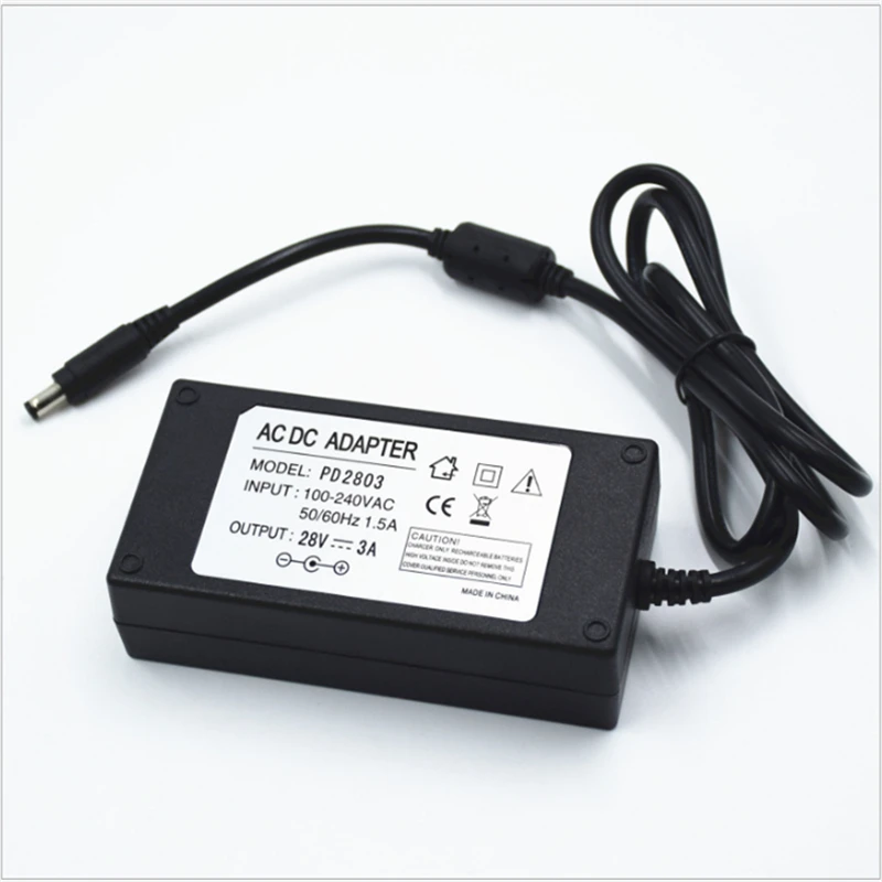 

28VDC strip driver ,100-240Vac input transformer,84W 28V3A led power supply ,CE FCC Listed with 5.5*2.1 ,5*5*2.5 port