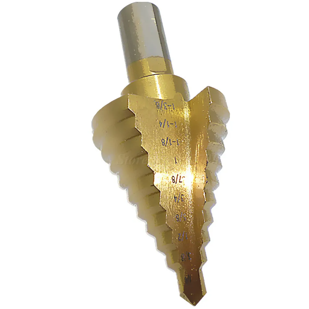 6,5 mm Titane-conique métal perceuse en acier HSS Forets Ensemble 13 pièces 1,5 mm