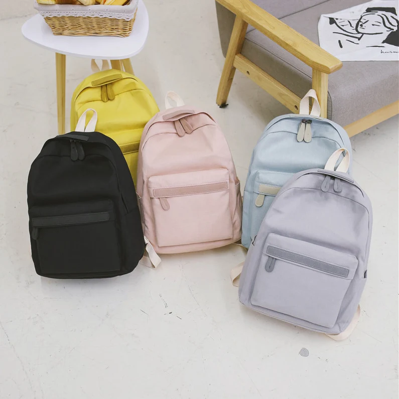 MJ Women Canvas Backpacks Ladies Shoulder School Bag Backpack Rucksack for Girls 2019 Travel Fashion Bag Casual Student Bag (27)