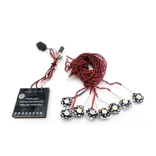 El Poder Más Elevado 3 W Vuelo Simulado y Sistema de Luz Intermitente Led para RC de ala Fija