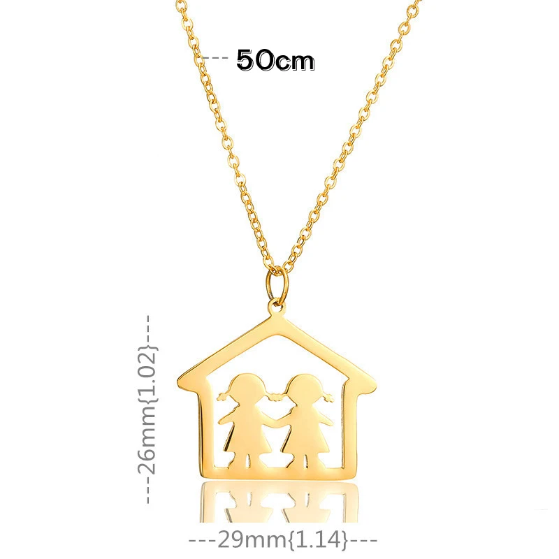 Colgante collar con mano a mano para mujer, regalo de joyería para