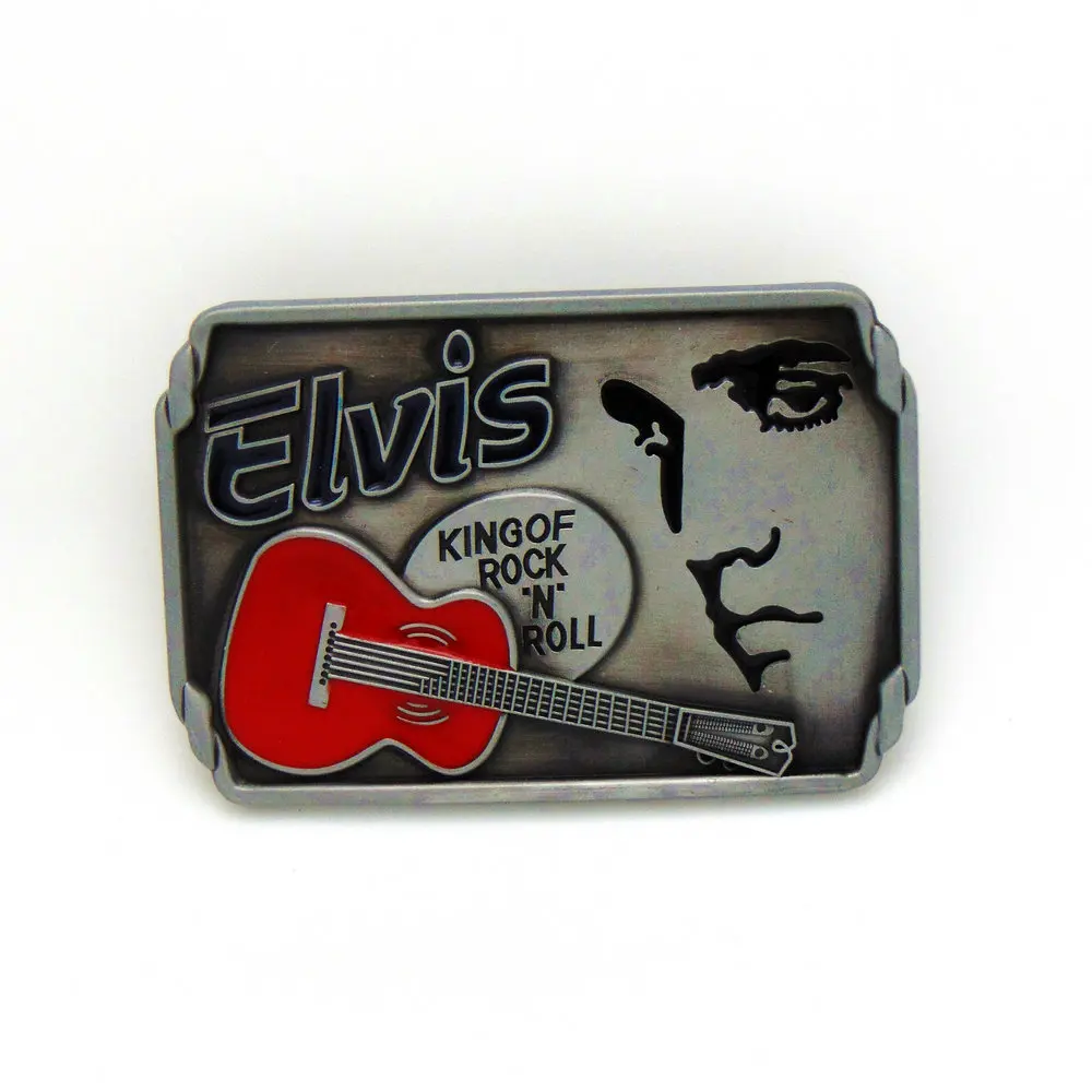 Ковбойский музыкальный ремень ELVIS с пряжкой из цинкового сплава износостойкий