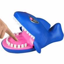 Funny Jokes Bite Finger shark toys with sounld and light Biting fingers Family Parent-child toys Games Children Brinquedos(China)
