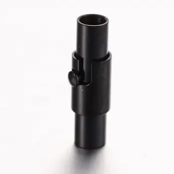 

10 Sets Gunmetal Column 304 Stainless Steel Magnetic Clasps Connectors for Jewelry Making DIY Findings 16x5mm Hole: 3mm