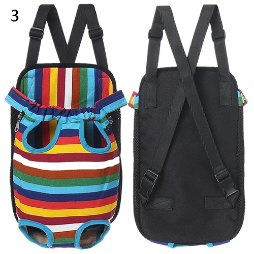 

Fashion Pet Puppy Dog Cat Canvas Backpack Front Tote Carrier Travel Net Bag