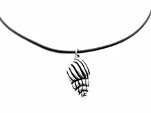 1PCS  L022 Beach Conch Shell Necklace Ocean Winds Seashell Sea Shell Necklace Nautical Ariel Mermaid Lether Rope Necklaces