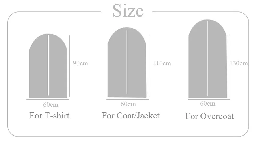 Новейший популярный разноцветный пылезащитный чехол для одежды Домашний практичный костюм для одежды пальто водонепроницаемая Защитная гардеробная сумка на молнии