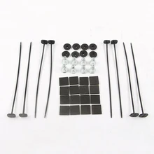 Cinta kit de montagem do radiador veículo elétrico ventilador de refrigeração gravata acessórios substituição da mola