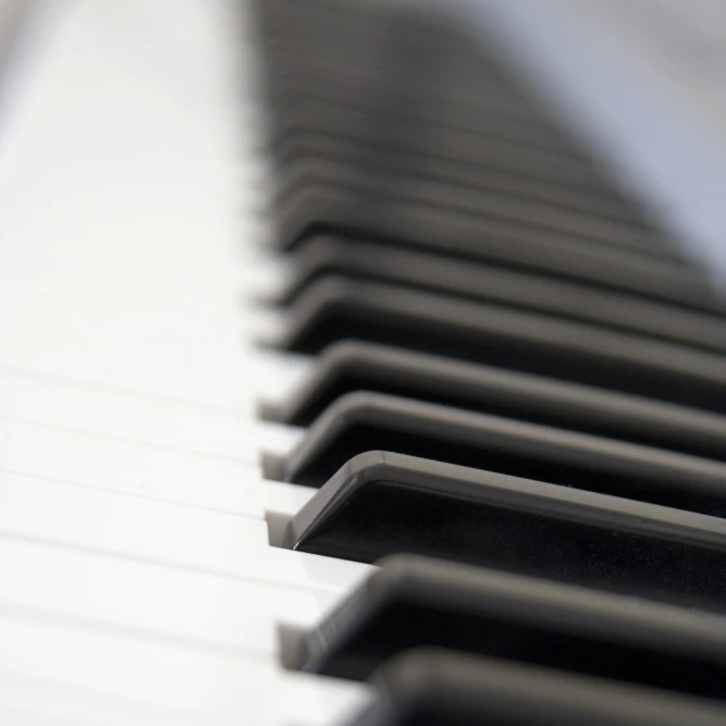 Close Up Of Piano Keyboard Poster Print (22 x 34)