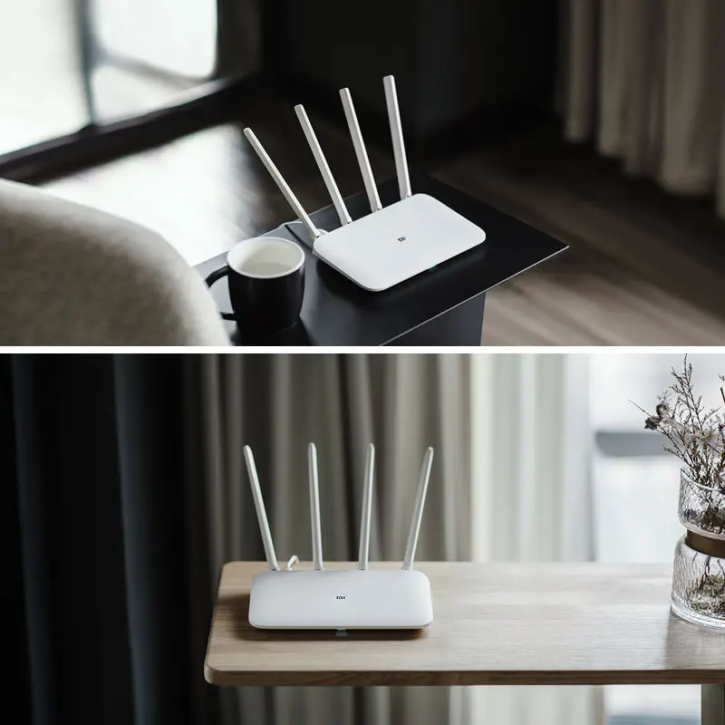 Оригинальный Wi Fi роутер Xiaomi 4 Mi ретранслятор 2 ГГц 5 1167 Мбит/с оптоволоконный