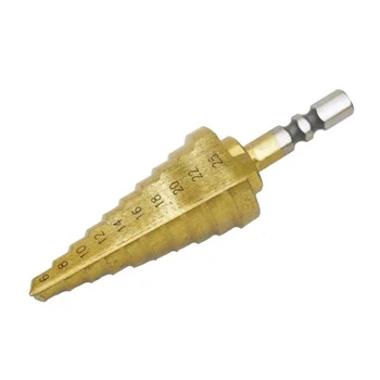 

Straight Shank Ladder Pagoda Drill Step Drill Reaming 6-25 Lron Plate Drilling