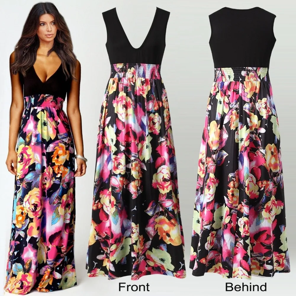 cheap summer long dresses
