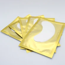 100 накладные ресницы удлинители под гелевые подушки для глаз для профессиональных подкладок для глаз патч натуральные гидрогелевые накладки для глаз