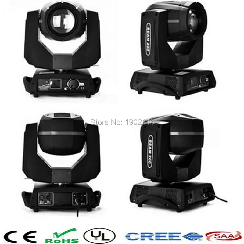

4pcs New Version Touch Screen 5R 200W BEAM Zoom Moving Head DMX Spot 200w 5r Stage Light disco dj light wedding holiday events