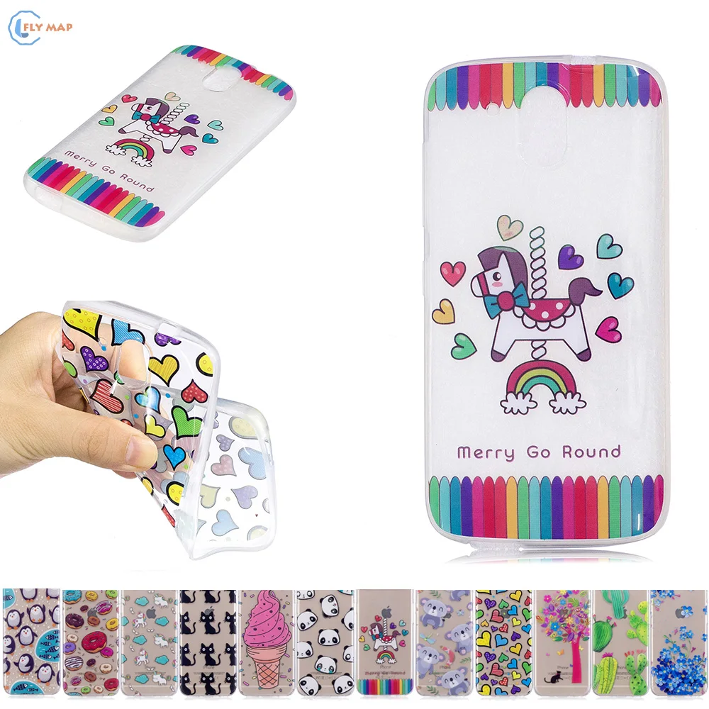 Подходящий чехол для HTC Desire D526 D526h D526g прозрачный мягкий силиконовый из ТПУ с