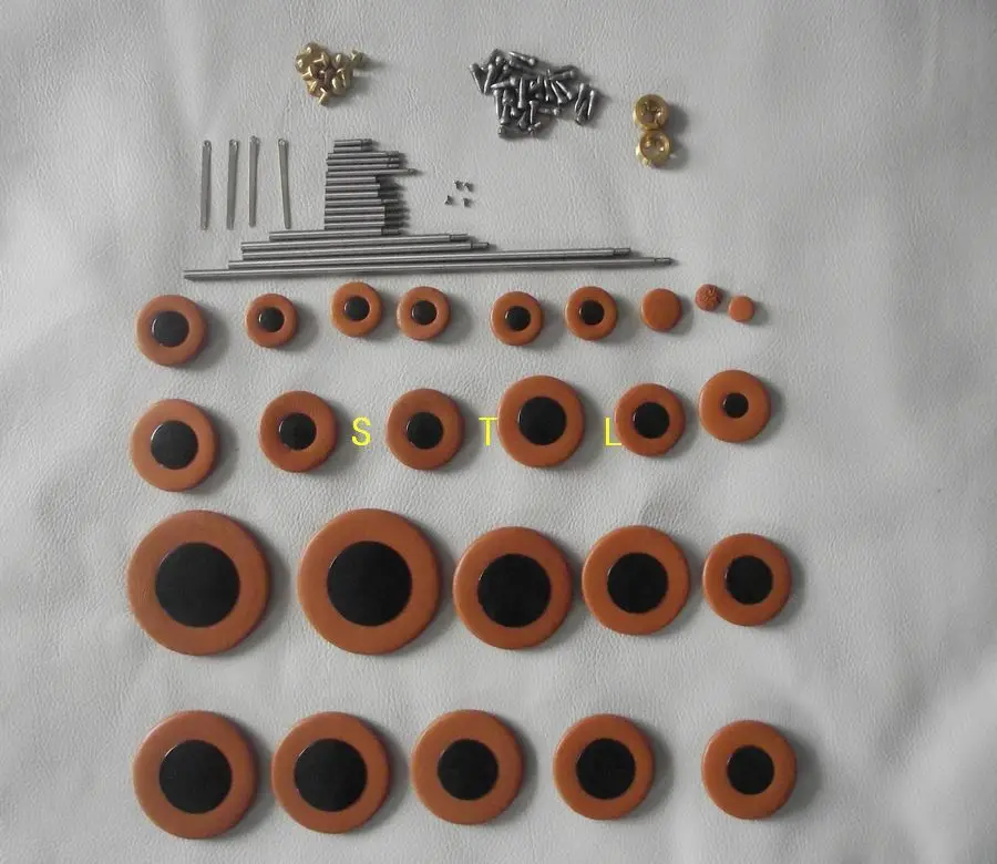 

New Alto sax repair parts screws & Alto sax pads Complete Set of 25 pcs pads