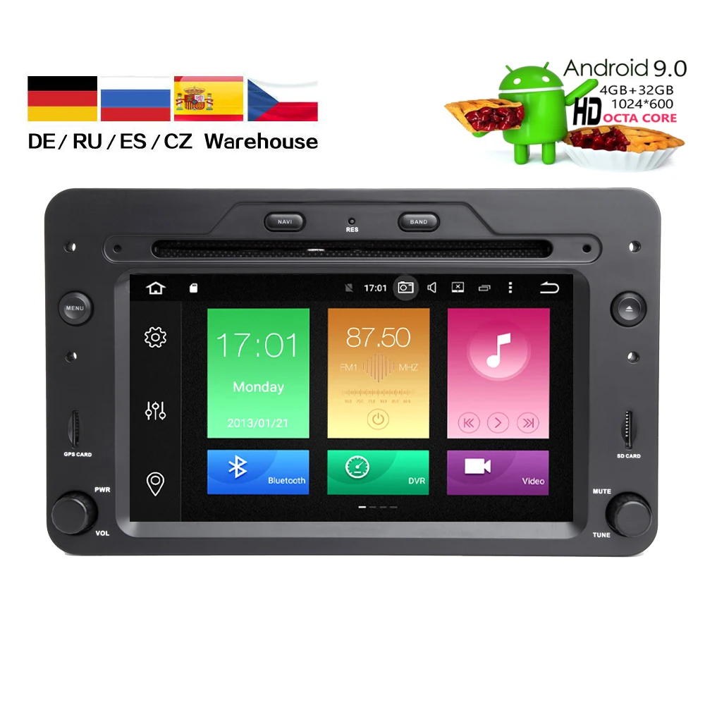 

HIRIOT 1 Din Auto Radio Android 9 For Alfa/Romeo/Spider/Brera/159 Sportwagon RAM 2G Car Multimedia Video DVD Player GPS USB DVR