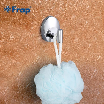 

Frap 1 set Modern Style Restroom Bath towel Holder Wall-mount Single hook Bathroom accessories Towel robe Hook F1605-1