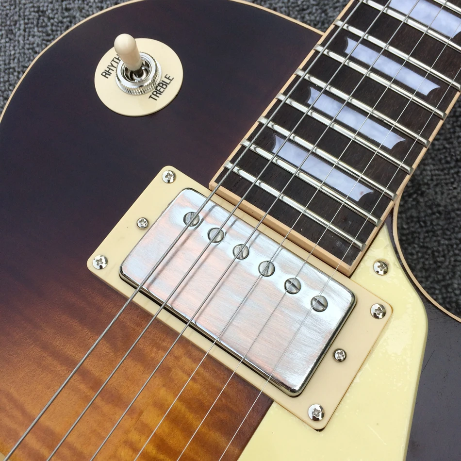 Pesado reliquia Guitarra eléctrica de guitarra a llama Arce Guitarra... TonePro puente una pieza de cuello y cuerpo envío gratis