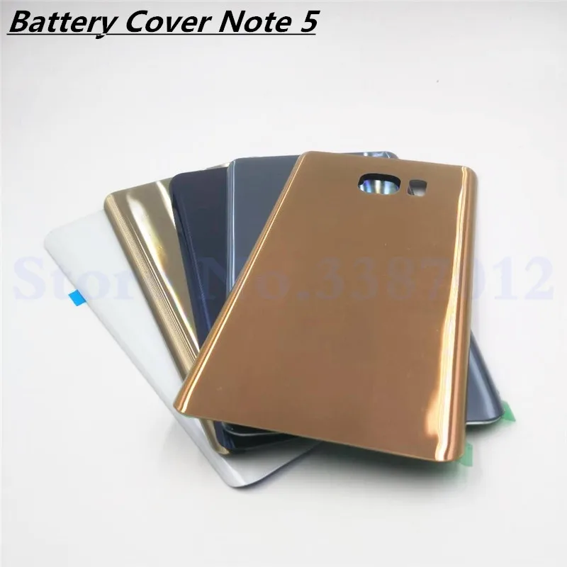 Запасная крышка батарейного отсека для Samsung Galaxy Note 5 Note5 N920 N920F | Мобильные телефоны