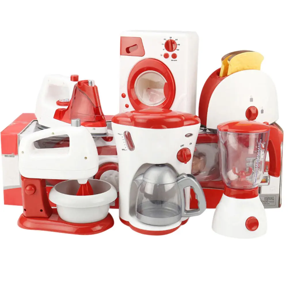 

Mini Household Pretend Play Kitchen Children Toys Vacuum Cleaner Cooker Educational Toys Set YH-17